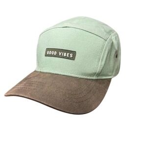 Good‎ Vibes Hat Cap green Adjustable hat